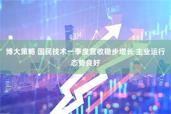 博大策略 国民技术一季度营收稳步增长 主业运行态势良好