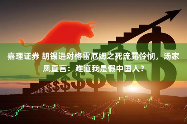 嘉理证券 胡锡进对格雷厄姆之死流露怜悯，汤家凤直言：难道我是假中国人？