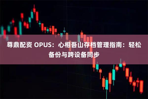 尊鼎配资 OPUS：心相吾山存档管理指南：轻松备份与跨设备同步
