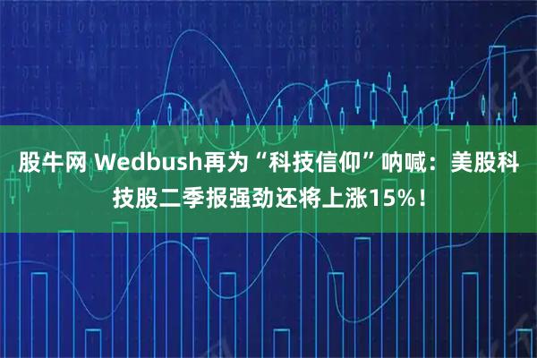 股牛网 Wedbush再为“科技信仰”呐喊：美股科技股二季报强劲还将上涨15%！