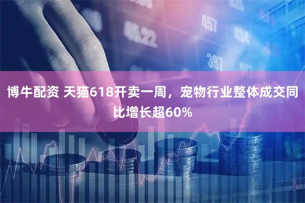博牛配资 天猫618开卖一周，宠物行业整体成交同比增长超60%