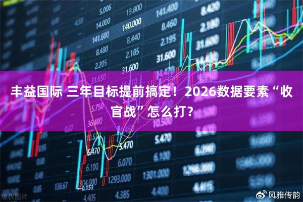 丰益国际 三年目标提前搞定！2026数据要素“收官战”怎么打？