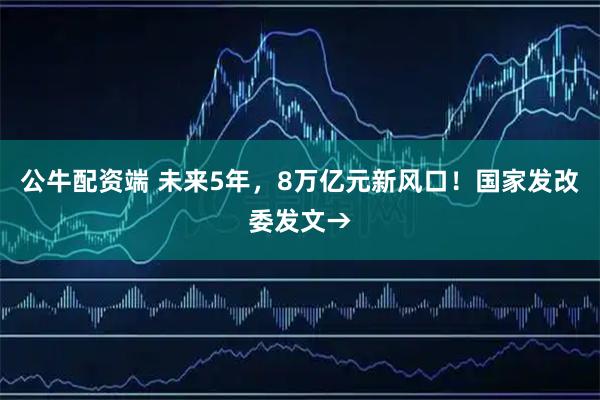 公牛配资端 未来5年，8万亿元新风口！国家发改委发文→
